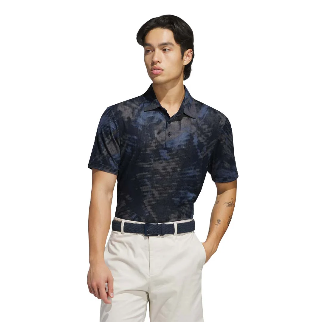 adidas - Men's Ultimate365 Printed Mesh Polo (JN9074) - Image 2