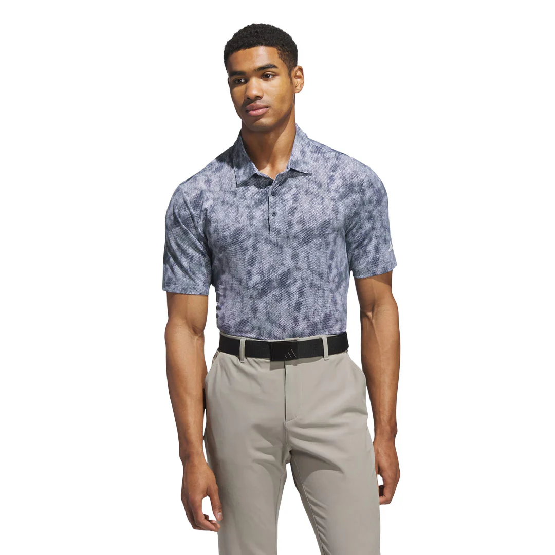 adidas - Men's Ultimate365 Textured Print Polo (JL5289) - Image 2
