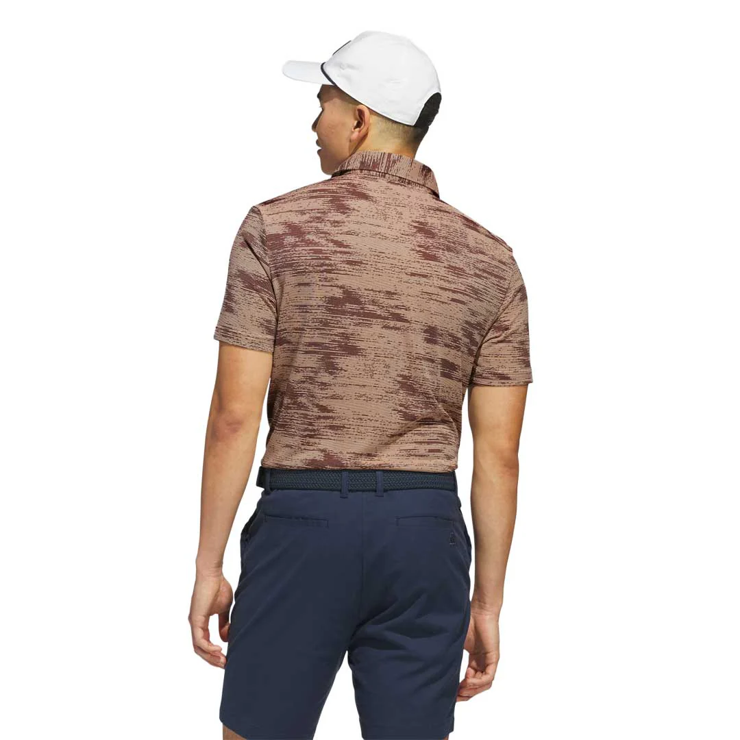 adidas - Men's Ultimate365 Textured Stripe Polo (JJ1731) - Image 3