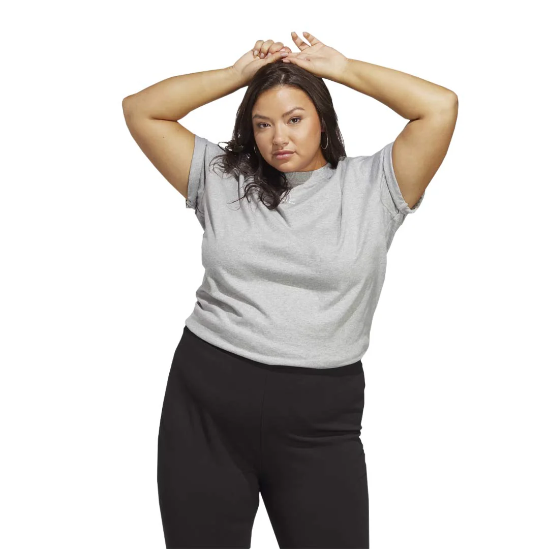 adidas - Women's Adicolor Essentials T-Shirt (Plus Size) (IA7696) - Image 2