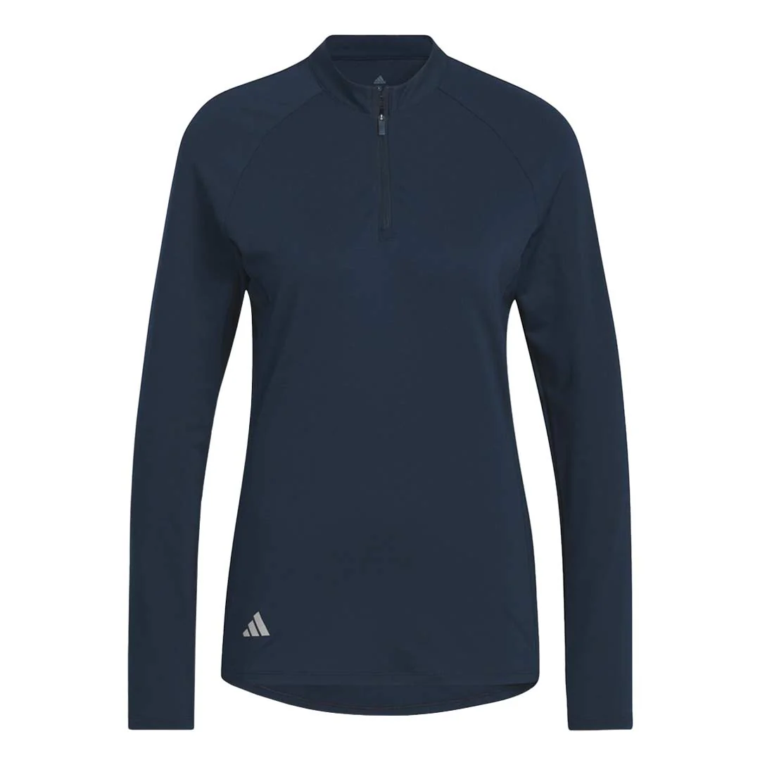 adidas - Women's 1/4 Zip Long Sleeve Polo (HY3974)