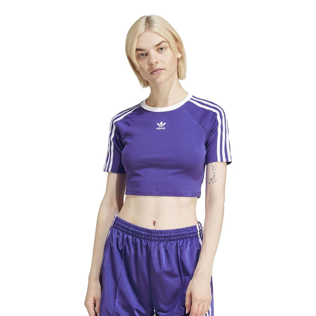 adidas - Women's 3-Stripes Baby T-Shirt (IP0661) - Image 2