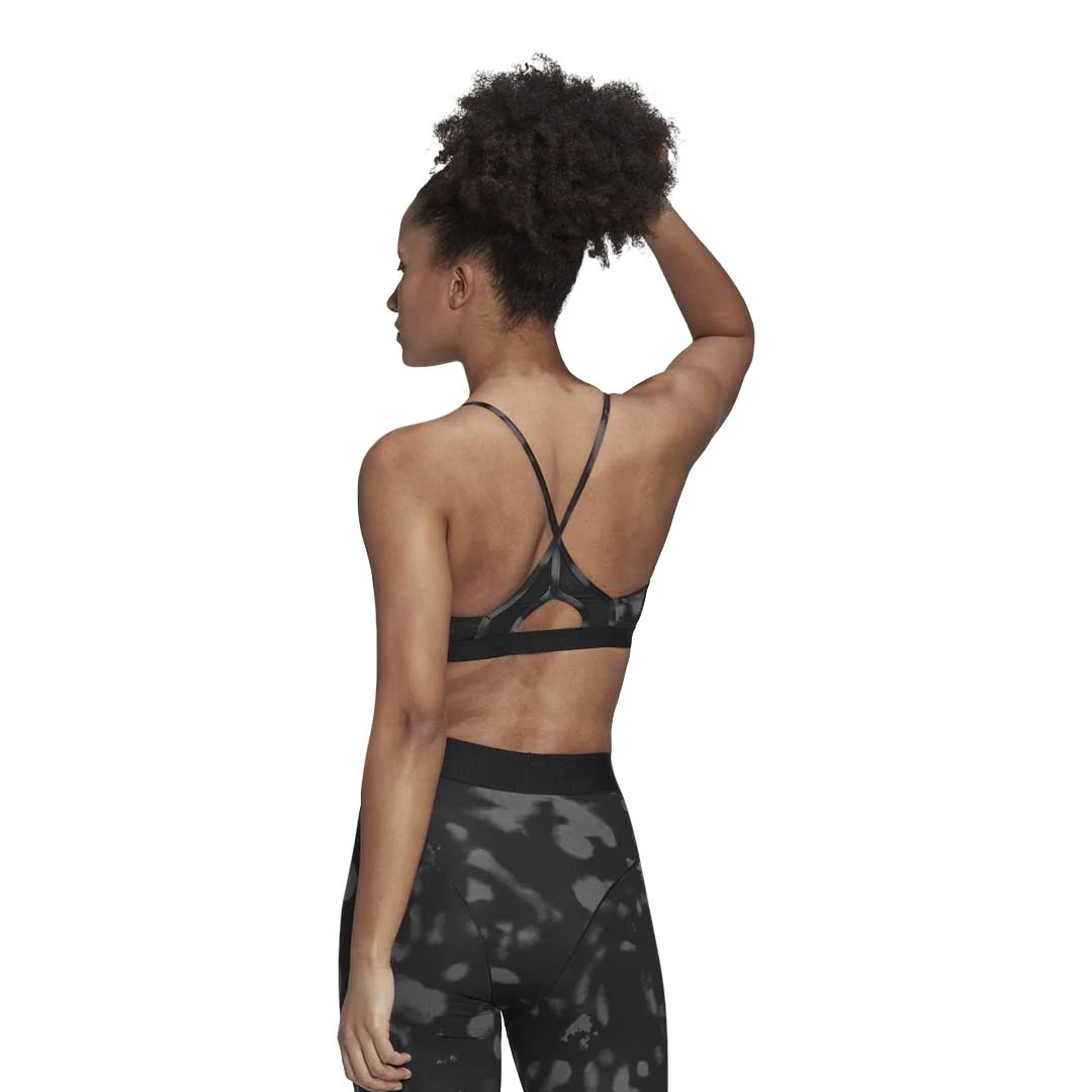 adidas - Women's Aeroreact Hyperglam Printed Bra (HC3706) - Image 3