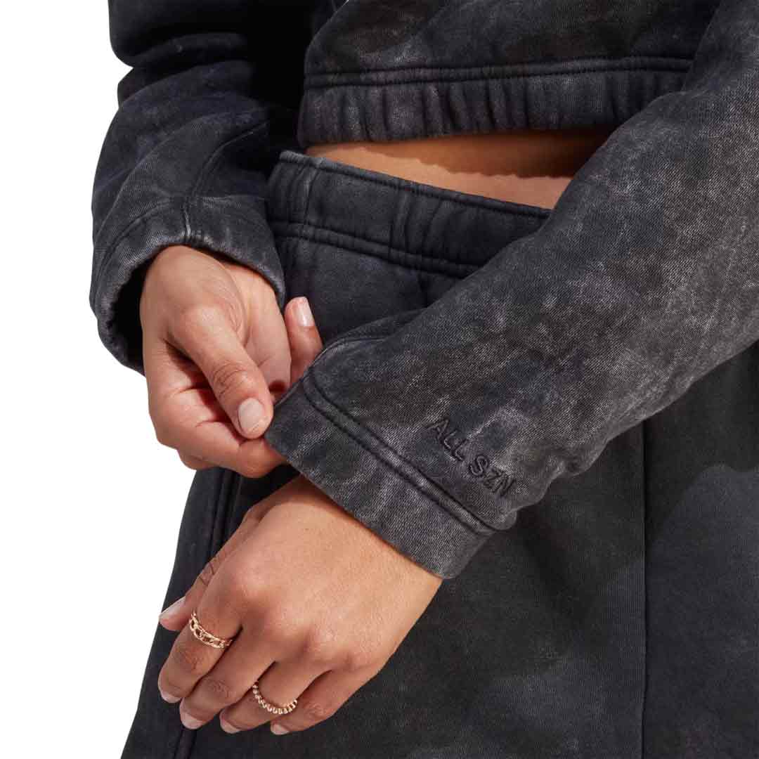 adidas - Women's All SZN Fleece Washed Sweatshirt (IL1511) - Image 5