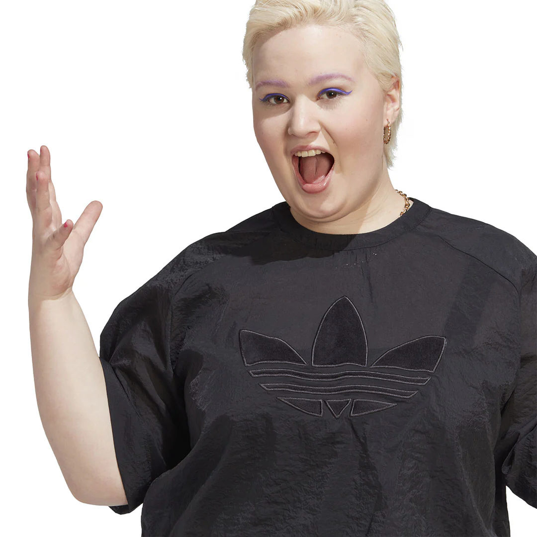 adidas - Women's Always Original Cropped T-Shirt (Plus Size) (IC7229) - Image 4