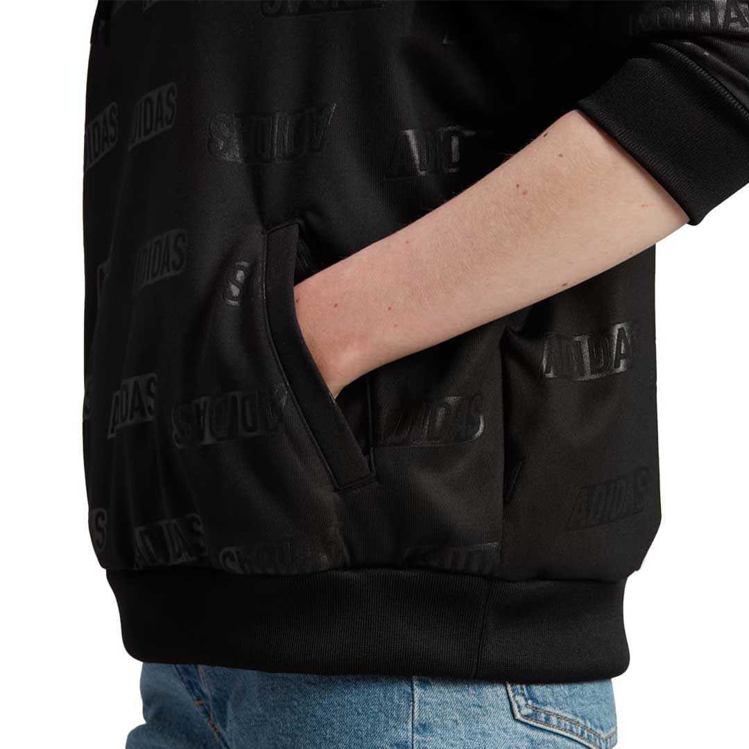 adidas - Women's Embossed Monogram Fleece Hoodie (IM2586) - Image 4