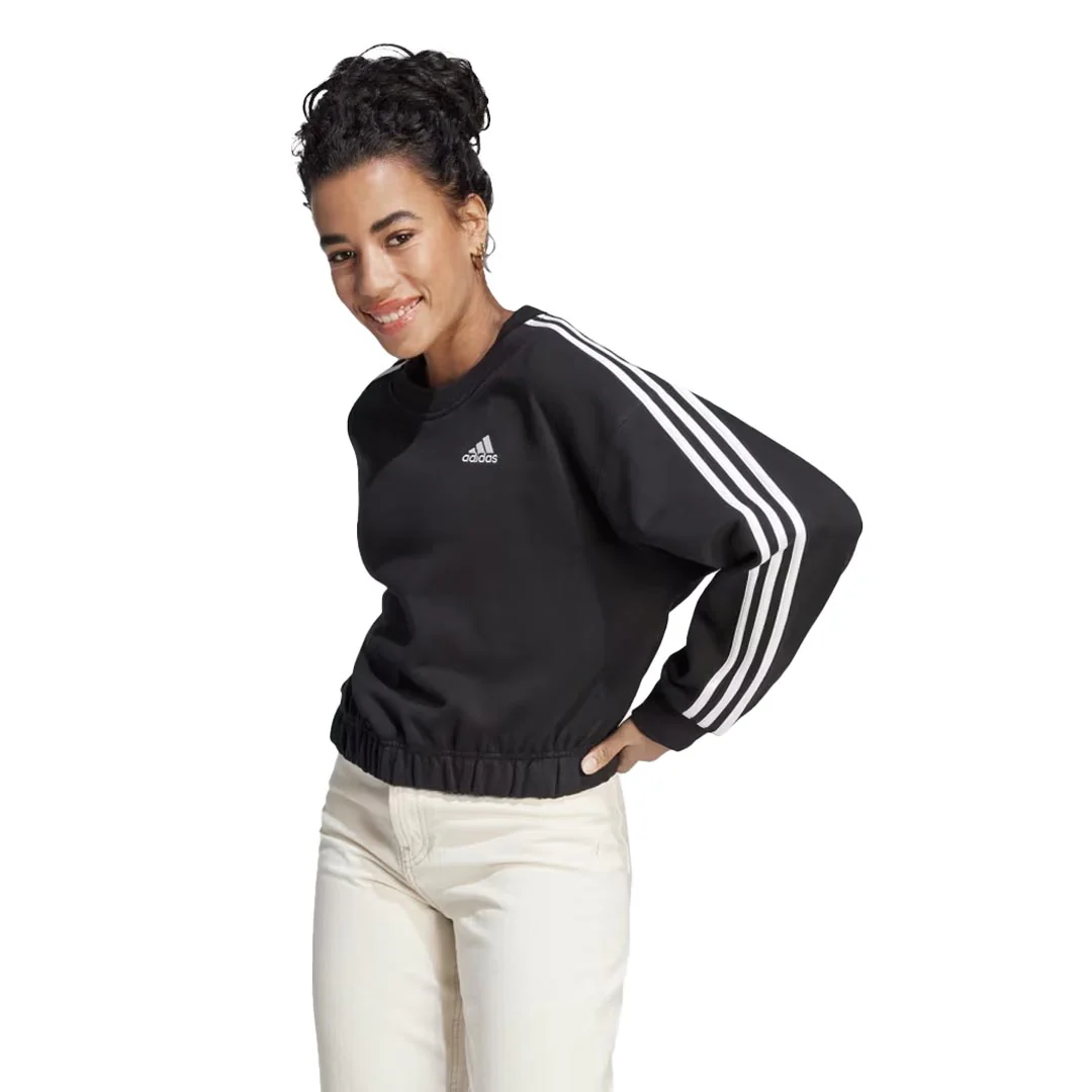 adidas - Women's Essentials 3-Stripes Crop Sweatshirt (HR4926) - Image 2