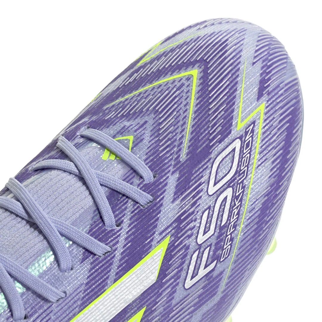 adidas - Women's F50 Sparkfusion Elite Mid Firm/Artificial Grass Cleats (JH7648) - Image 7