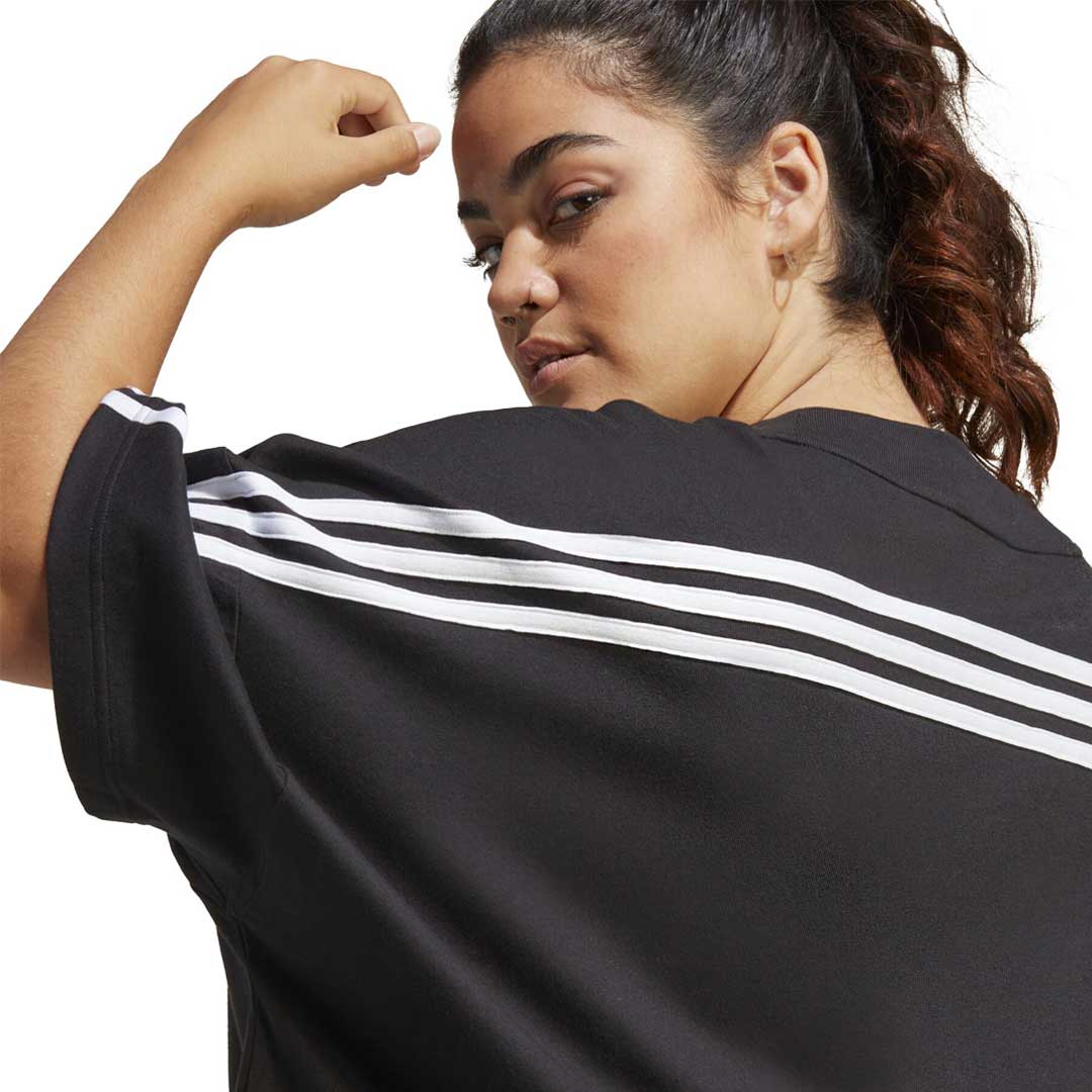 adidas - Women's Future Icons 3-Stripes T-Shirt (Plus Size) (HT4691) - Image 6