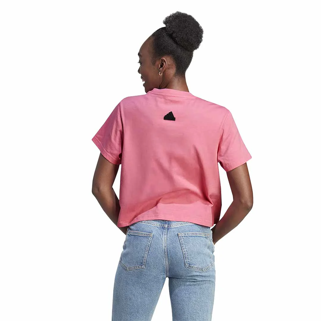 adidas - Women's Future Icons Graphic Crop T-Shirt (II6074) - Image 4