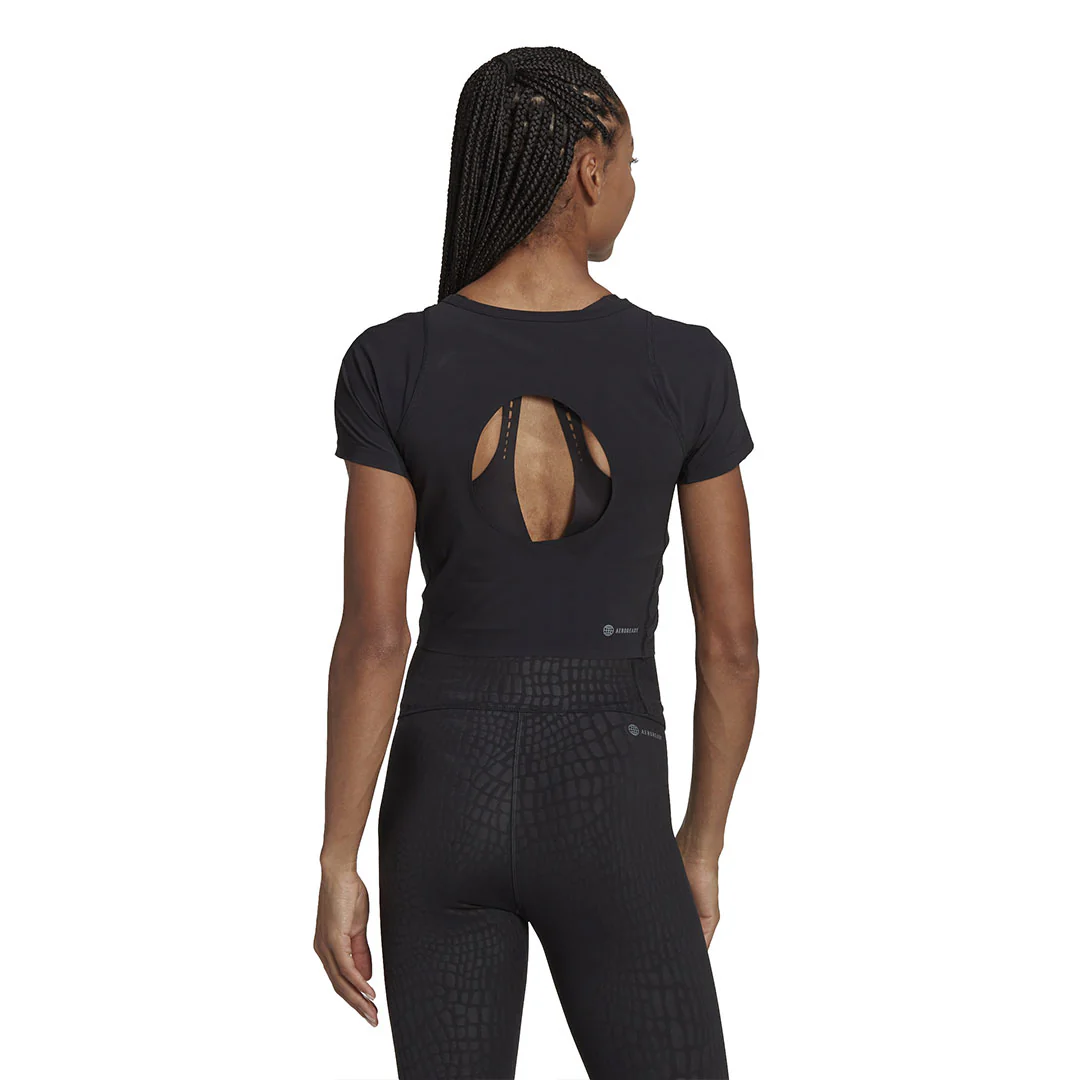 adidas - Women's HIIT 45 Seconds Crop T-Shirt (HM8096) - Image 3