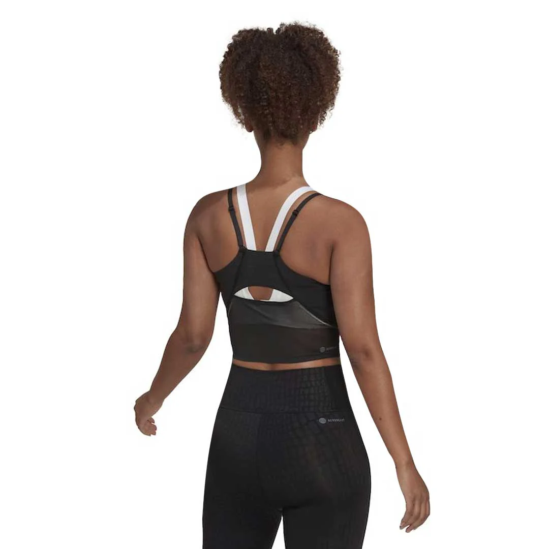 adidas - Women's HIIT 45 Seconds Crop Tank Top (HK4717) - Image 3