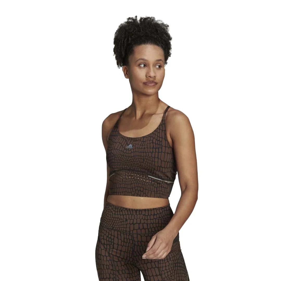 adidas - Women's HIIT 45S Crop Tank Top (HN0771) - Image 2