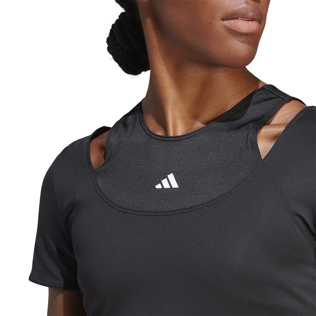 adidas - Women's HIIT AEROREADY Crop Training T-Shirt (HN5538) - Image 5