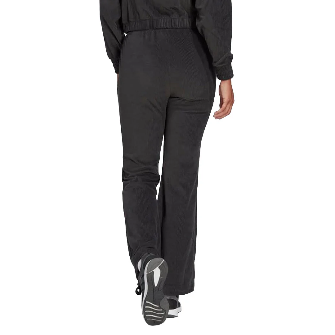 adidas - Women's Hyperglam Rib Velour Flared Leg Pant (IB3616) - Image 3