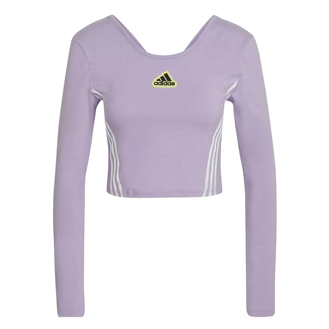 adidas - Women's Hyperpulse Cropped  Long Sleeve Top (HU0264)