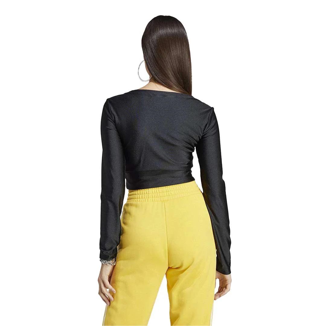 adidas - Women's Long Sleeve Crop Top (IC8549) - Image 3
