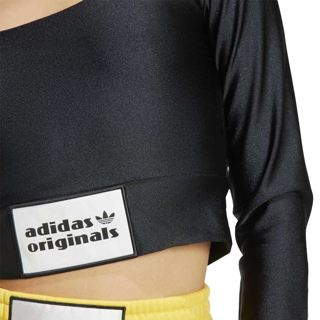 adidas - Women's Long Sleeve Crop Top (IC8549) - Image 4