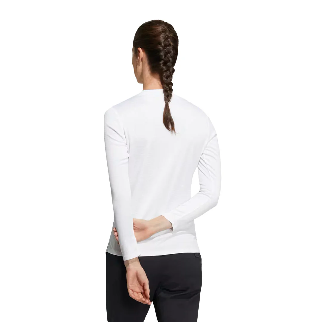 adidas - Women's Made to be Remade Long Sleeve Polo (HT1386) - Image 3