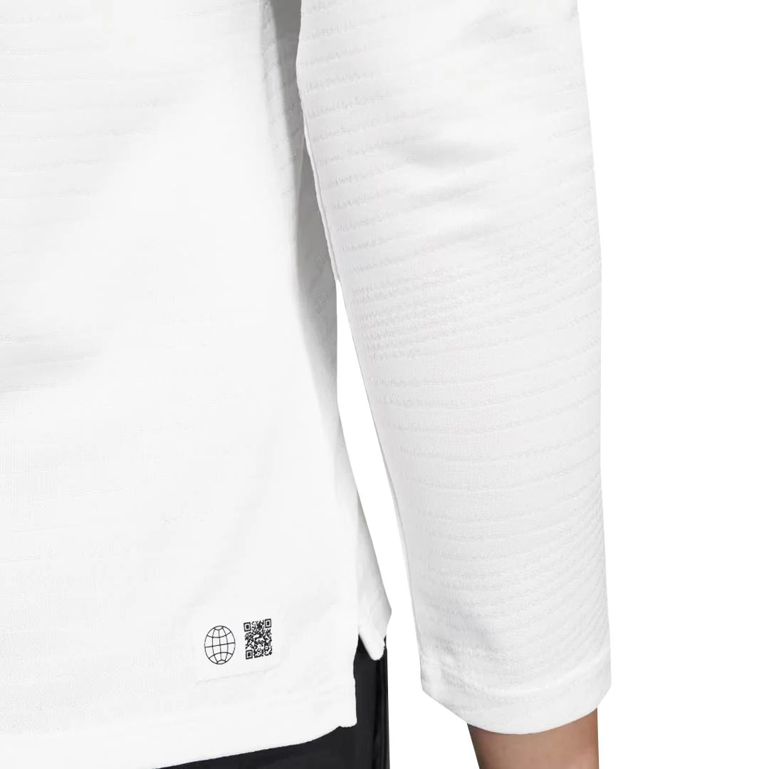 adidas - Women's Made to be Remade Long Sleeve Polo (HT1386) - Image 4