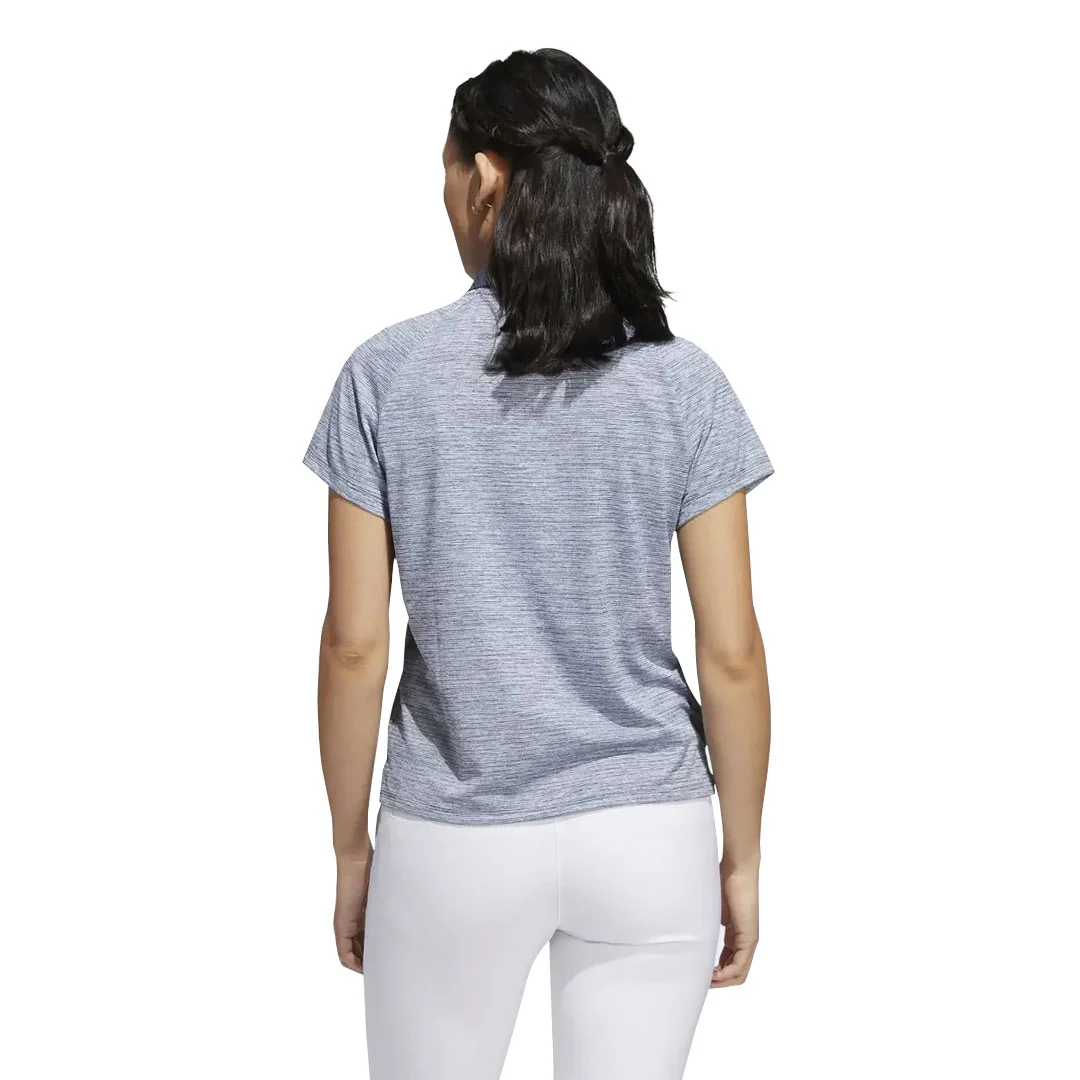 adidas - Women's Melange Short Sleeve Polo (HI3985) - Image 3