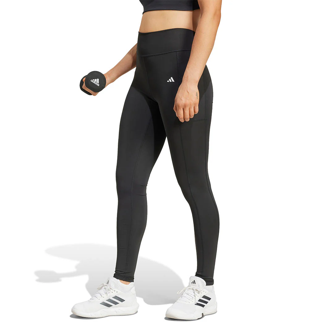 adidas - Women's Optime Full Length Leggings (IQ2688) - Image 2