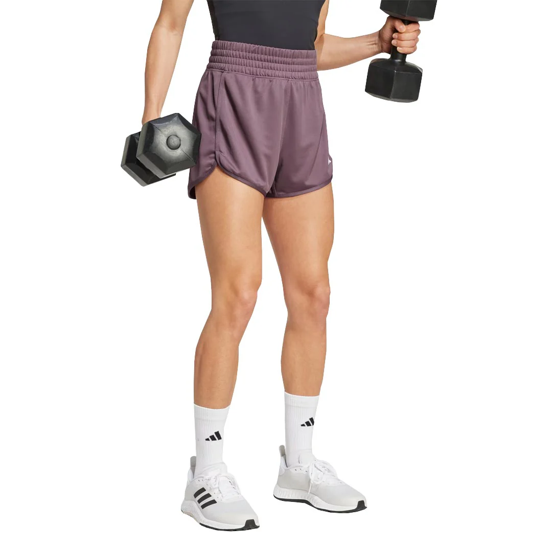 adidas - Women's Pacer Essentials Knit 3 Inch High Rise Shorts (IX1027-3IN) - Image 2