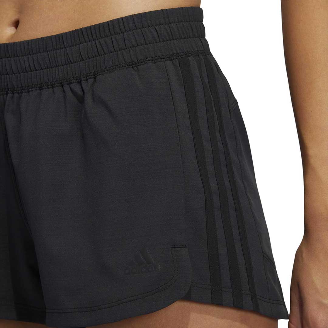 adidas - Women's Pacer Training Heather Woven Shorts (GT1186) - Image 5