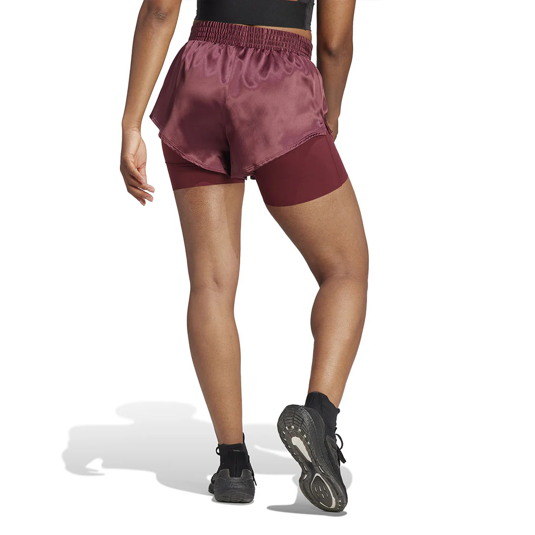 adidas - Women's Power AEROREADY 2-In-1 Shorts (IL9448) - Image 3