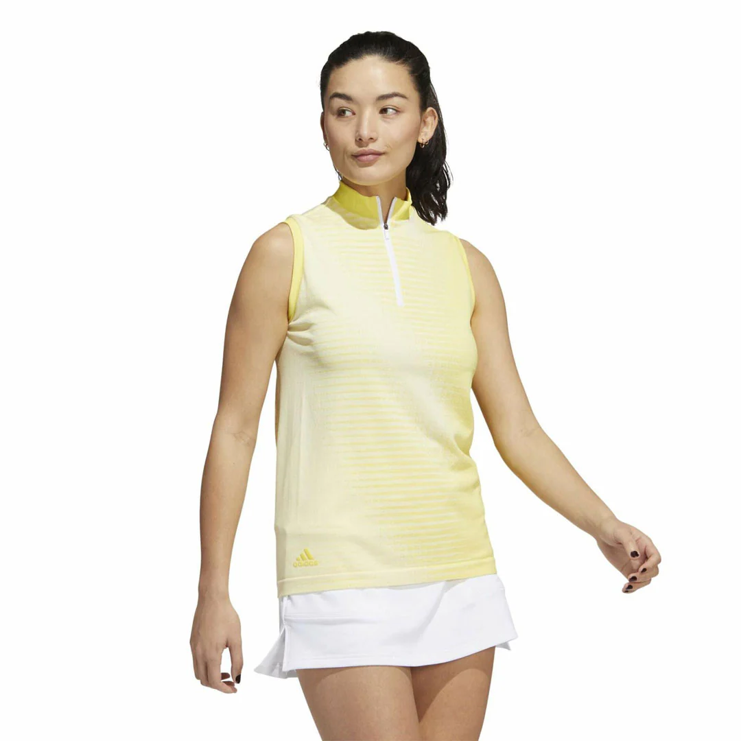 adidas - Women's Primeknit Sleeveless Polo (HG1529) - Image 2
