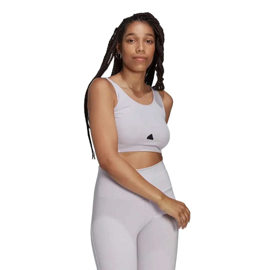 adidas - Women's Rib Cropped Top (HN6931) - Image 2