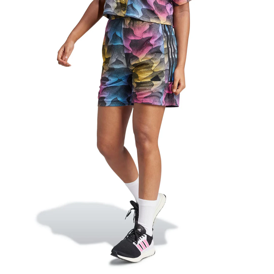 adidas - Women's Tiro Print Mesh Summer Shorts (IQ4813) - Image 2