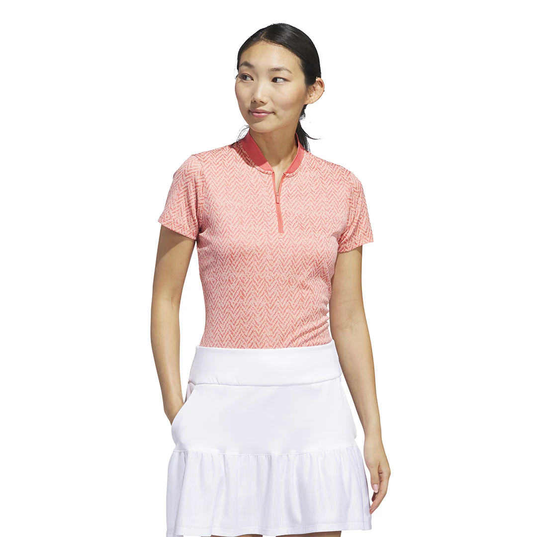 adidas - Women's Ultimate365 Jacquard Polo (IP4241) - Image 2