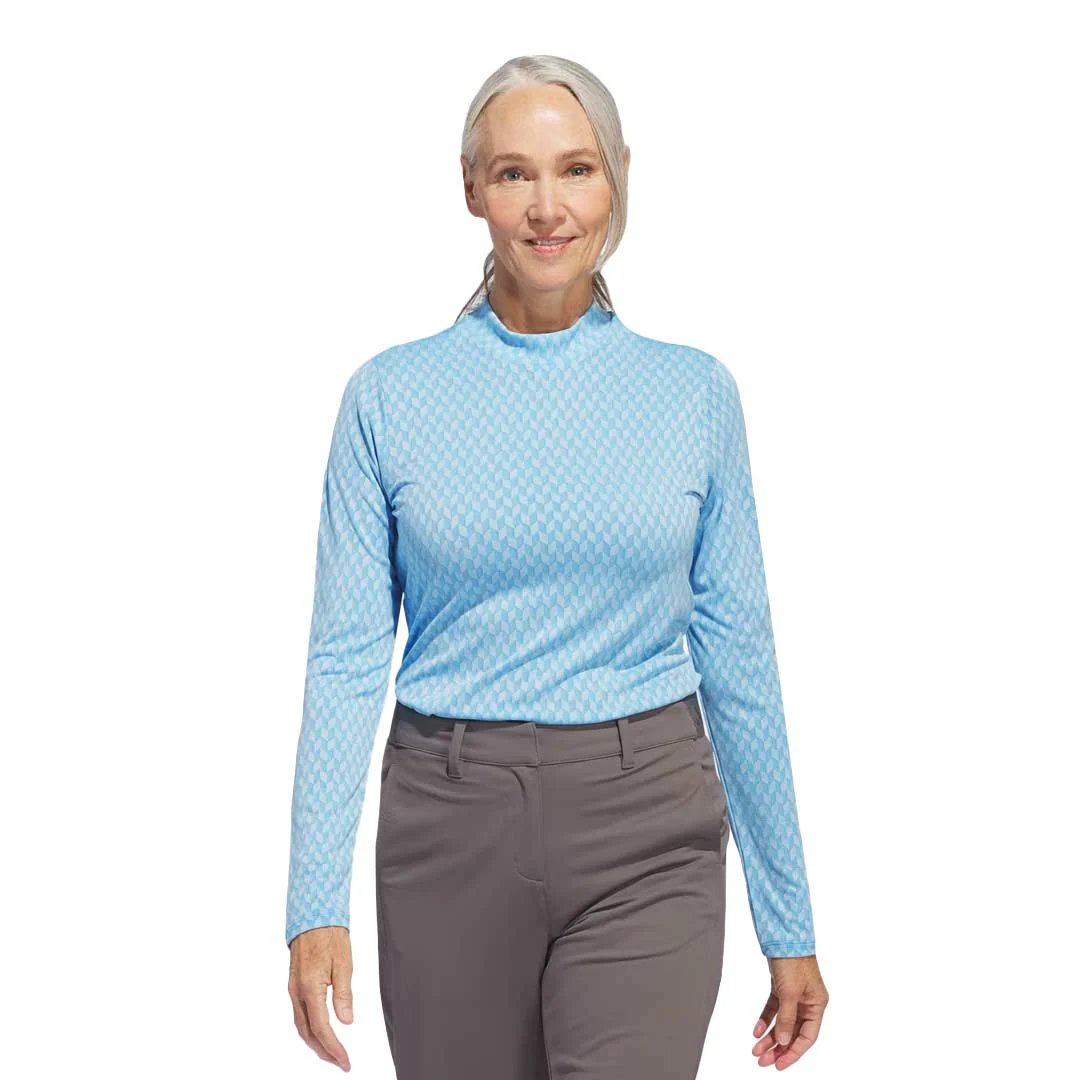 adidas - Women's Ultimate365 Tour HEAT.RDY Mock Neck Polo (IP4178) - Image 2