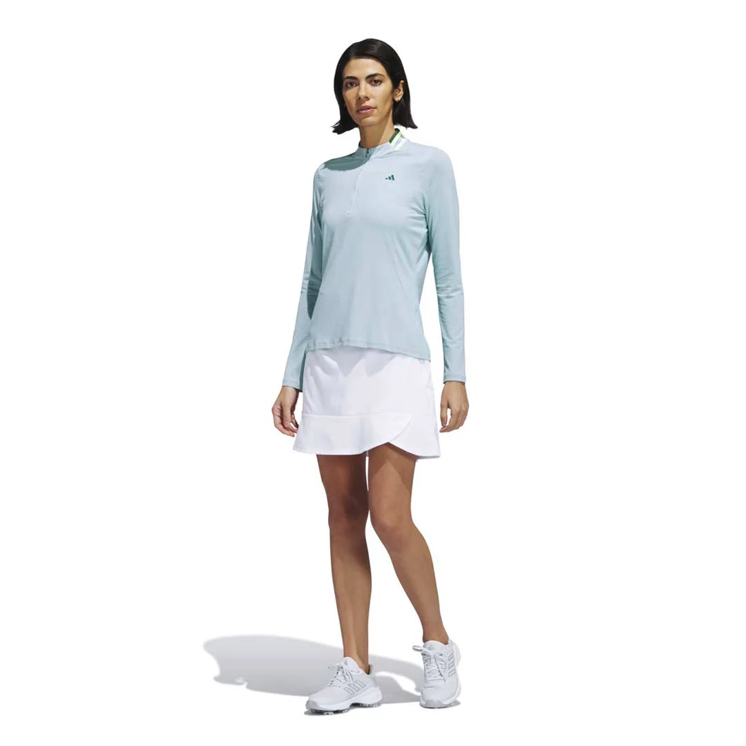 adidas - Women's Ultimate365 Tour Long Sleeve Mock Polo (HY7203) - Image 4
