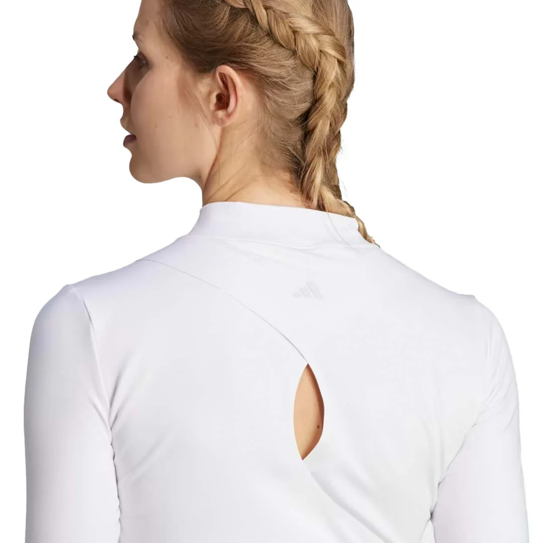 adidas - Women's Yoga Studio Long Sleeve T-Shirt (HY9239) - Image 5