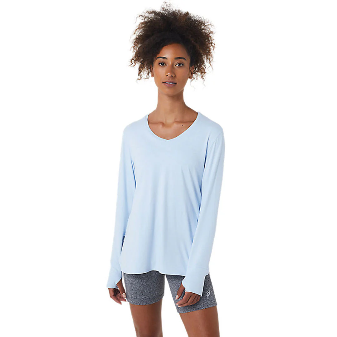 Asics - Women's Heather Long Sleeve T-Shirt (2032C029 452) - Image 2