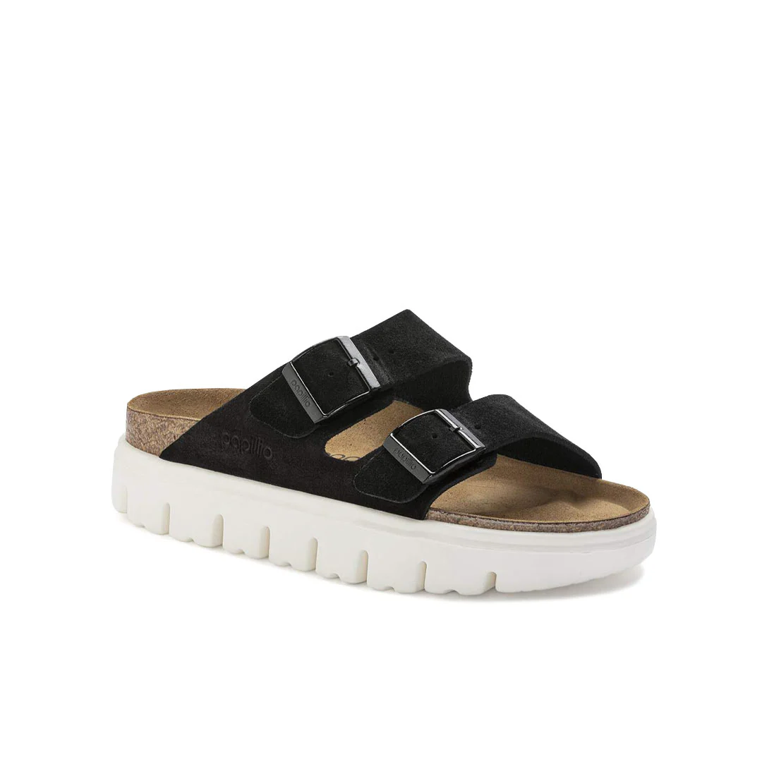 Birkenstock - Women's Arizona Chunky Suede Leather Sandals (Narrow) (1023717) - Image 2