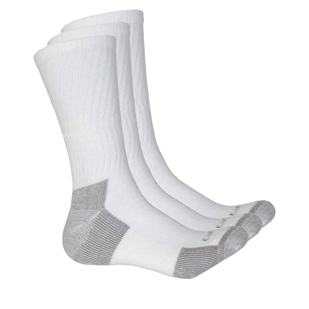 Carhartt - Men's 3 Pack Crew Socks (CHMA6203C3 WHT)