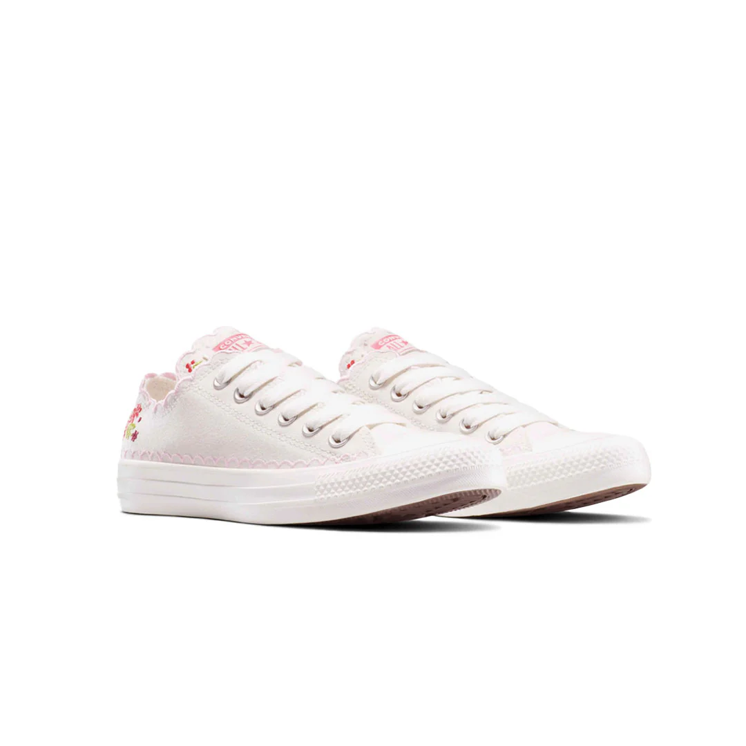 Converse - Unisex Chuck Taylor All Star Embroidered Flowers Low Top Shoes (A13645C) - Image 3