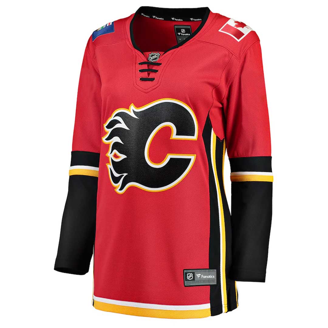 Fanatics - Women's Calgary Flames Alt Breakaway Jersey (879W CALX 2C BWX) - Image 2