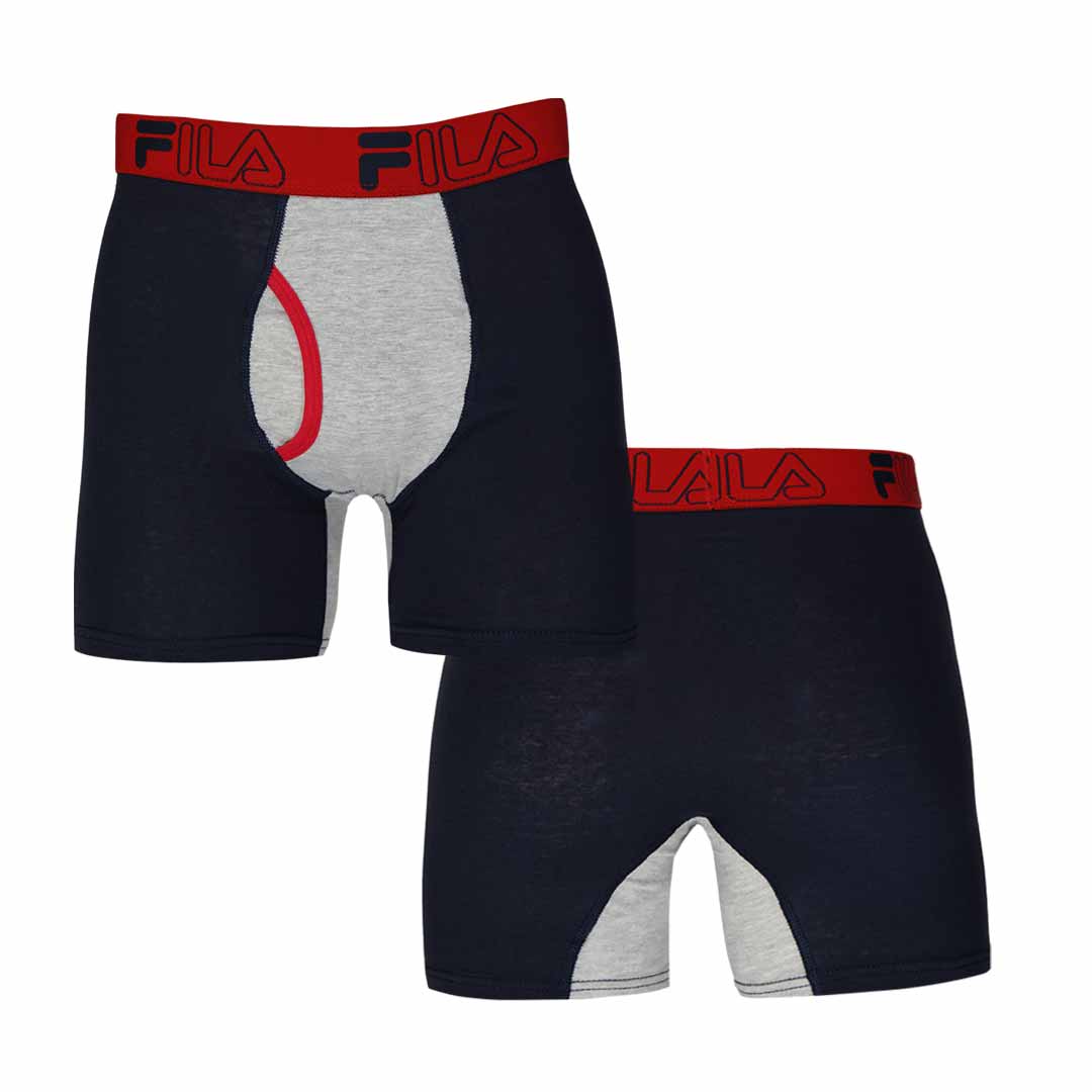 FILA - Men's 4 Pack Boxer Brief (FM312BXCS28 600) - Image 5