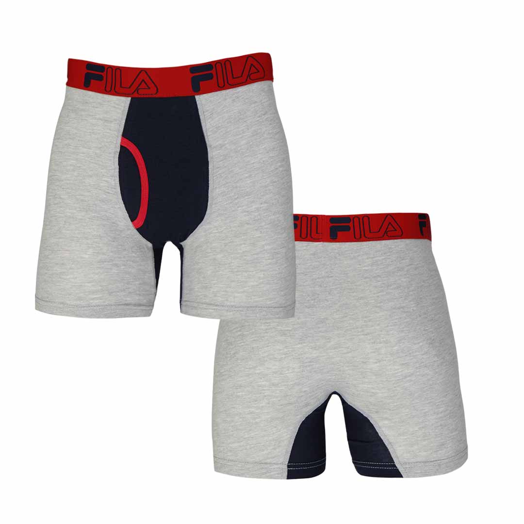 FILA - Men's 4 Pack Boxer Brief (FM312BXCS28 600) - Image 6