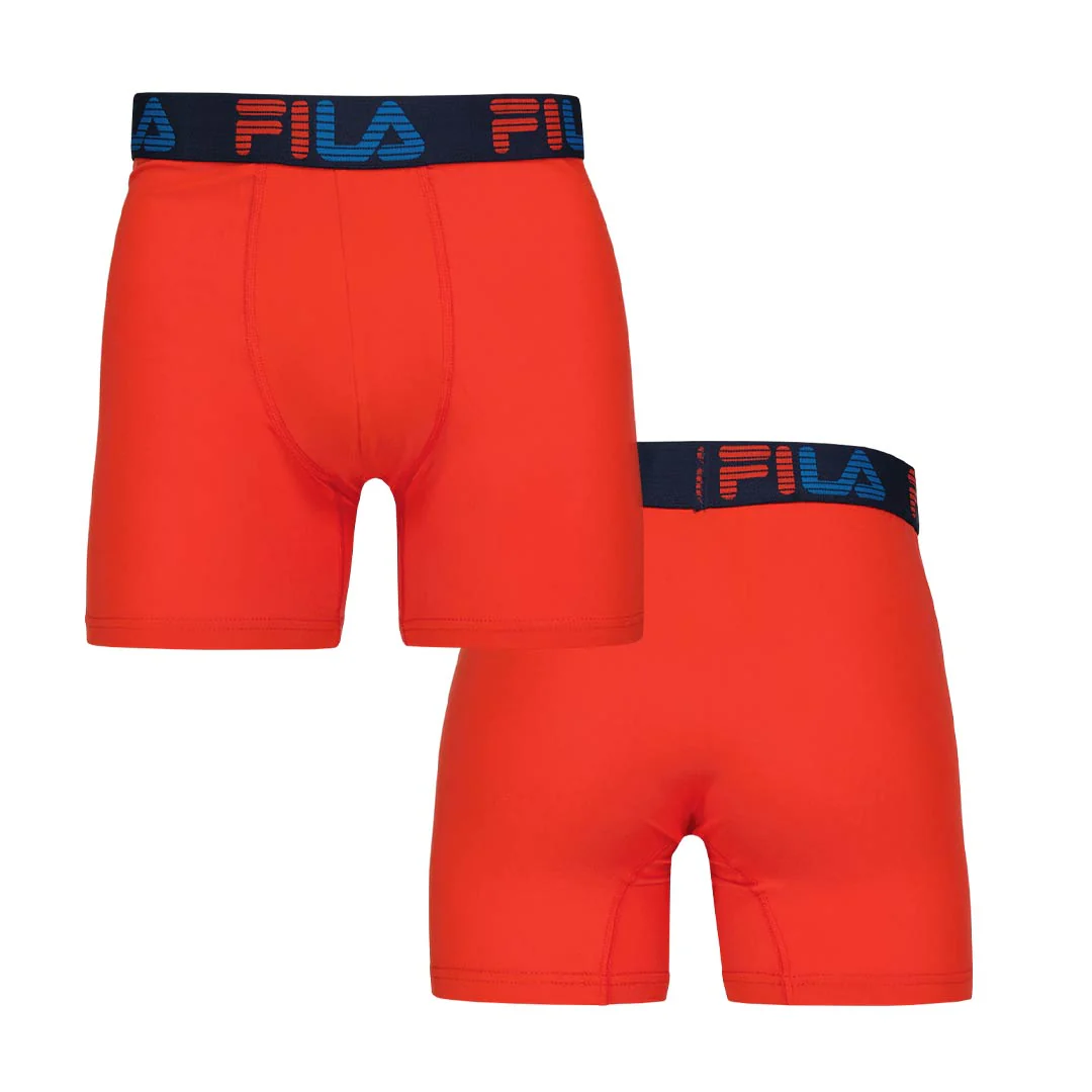 FILA - Men's 4 Pack Boxer Brief (FM412BXPB13 400) - Image 5