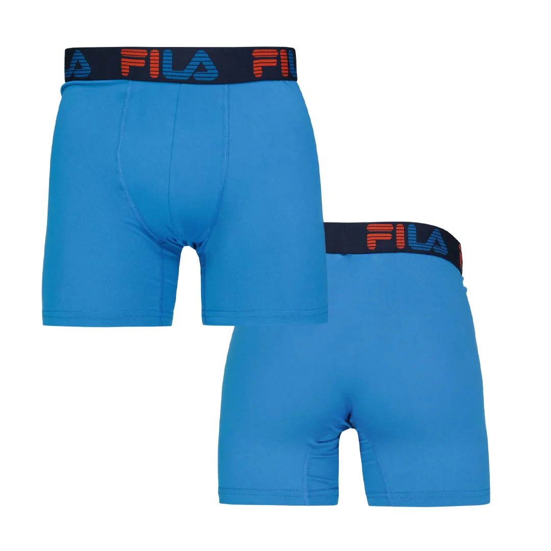 FILA - Men's 4 Pack Boxer Brief (FM412BXPB13 400) - Image 6