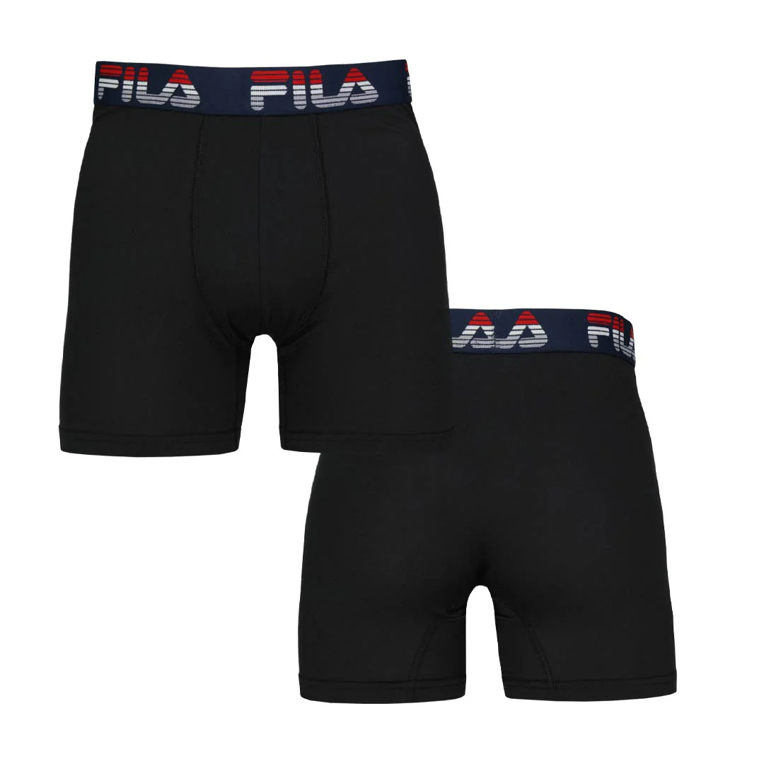 FILA - Men's 4 Pack Boxer Brief (FM412BXPB13 702) - Image 3