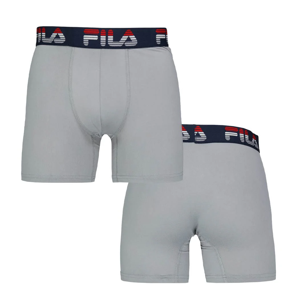 FILA - Men's 4 Pack Boxer Brief (FM412BXPB13 702) - Image 4