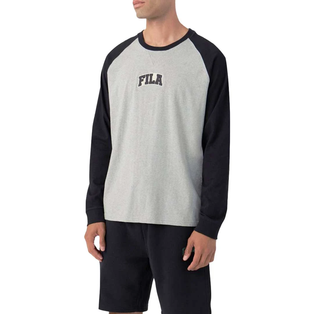 FILA - Men's Chet Raglan Crew Long Sleeve T-Shirt (LM23D554 064) - Image 2