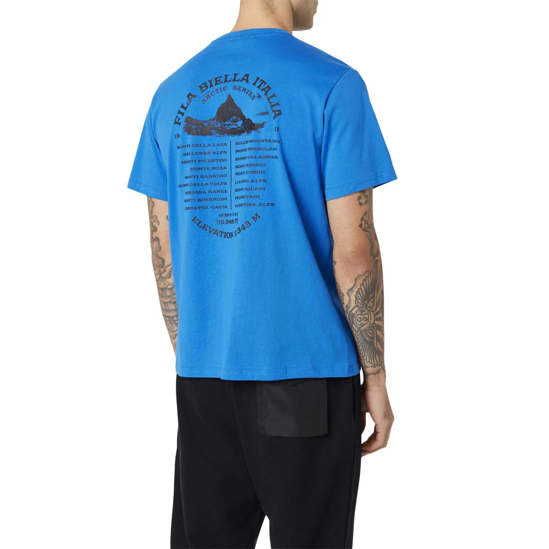 FILA - Men's Track Short Sleeve T-Shirt (LM131148 466) - Image 3