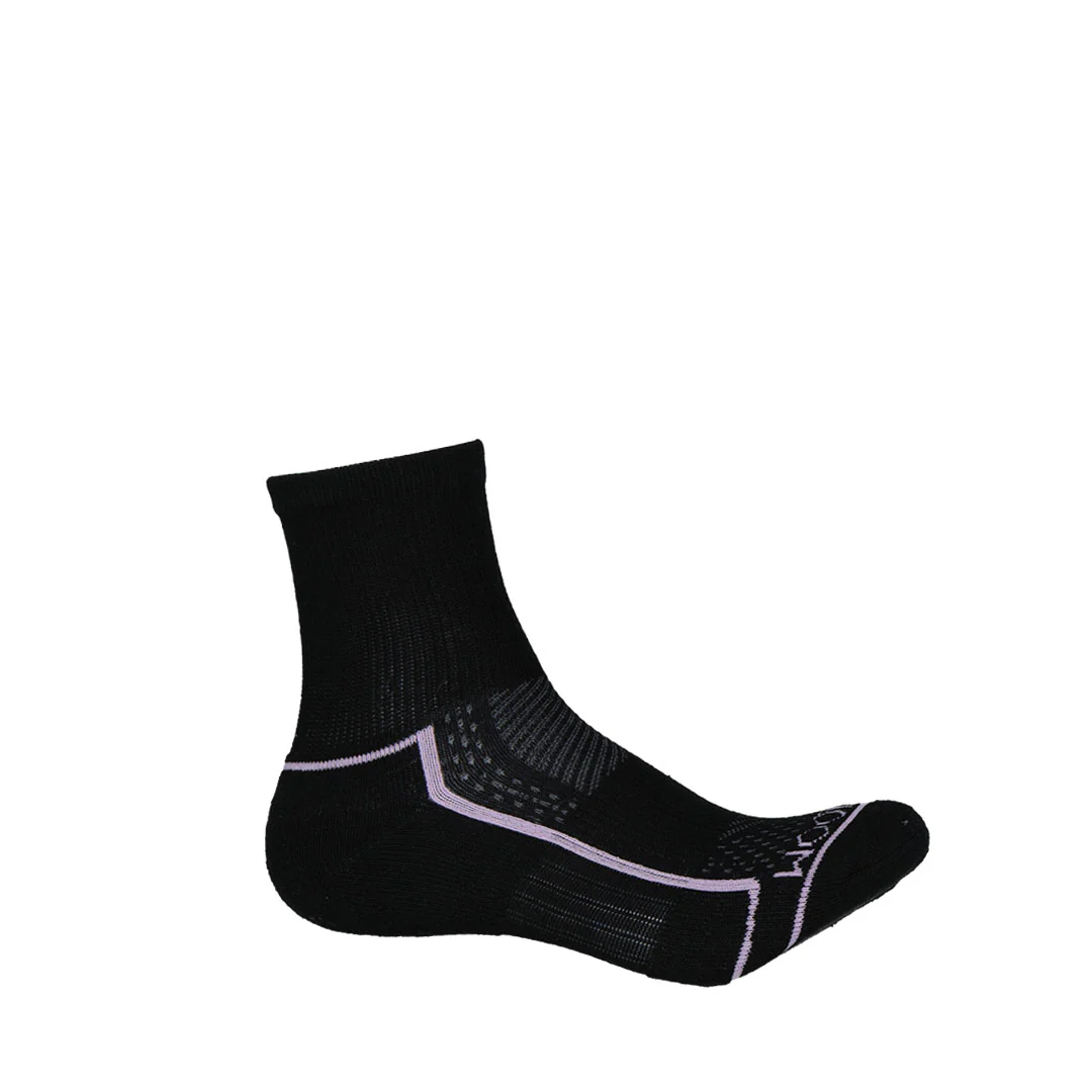 Fruit Of The Loom - Women's 5 Pack Crew Socks (FRW10571M5MQC02-BLK) - Image 5
